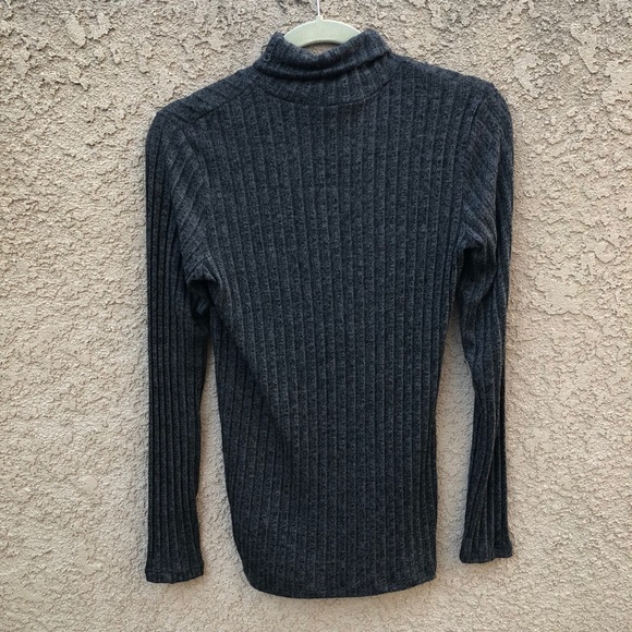 Full Tilt Tops - Full Tilt Nordstrom ribbed grey long sleeve shirt